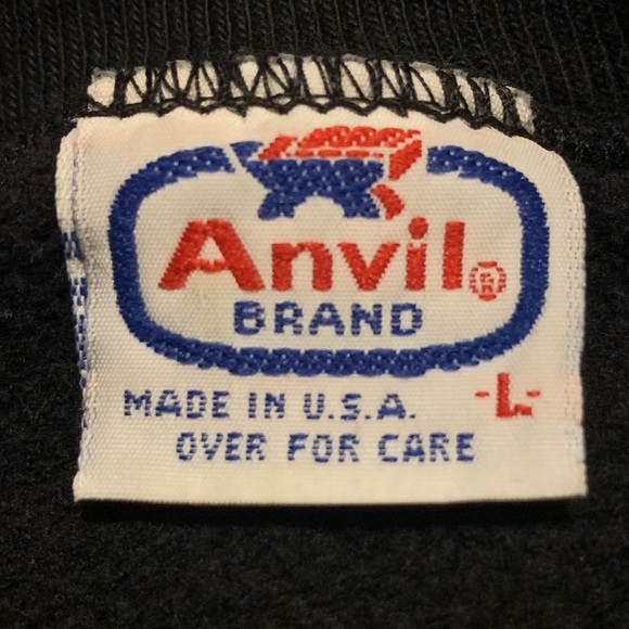 Vintage ‘86 Batman Logo Crewneck Sweatshirt Sz L - Picture 6 of 6